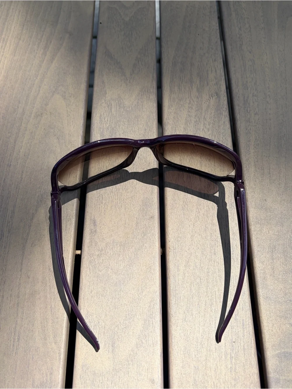 Christian Dior Purple Womens Oversized Sunglasses